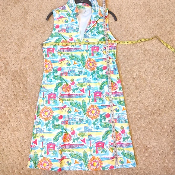 Smith & Quinn Custom Katherine Golf Sleeveless Dress Venice Beach Tropic… - Picture 10 of 11